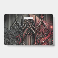 Gothic Elegance Name Badge