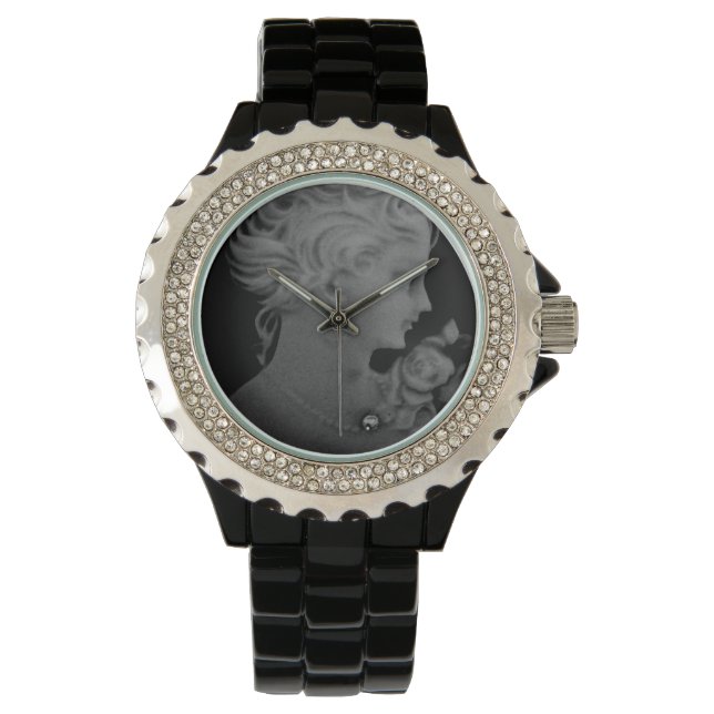 Gothic Elegant Romantic Cameo Watch (Front)