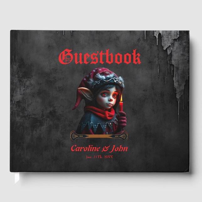 Gothic elf magic under the full moon. guest book (Front)