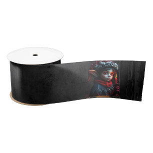 Gothic elf magic under the full moon satin ribbon