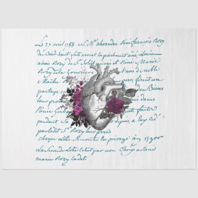 Gothic Enchantment Series Design 7 Tissue Paper (Front)