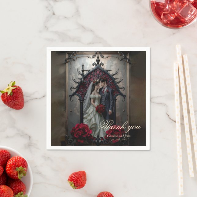Gothic Eternal Love  Napkin (Insitu)
