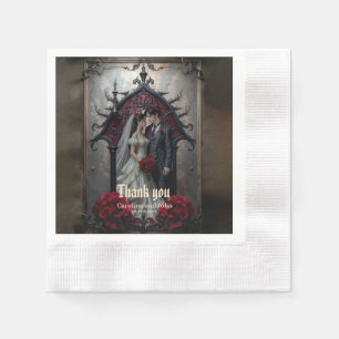 Gothic Eternal Love Napkin