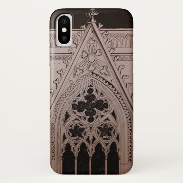 Gothic façade iPhone / iPad case (Back)