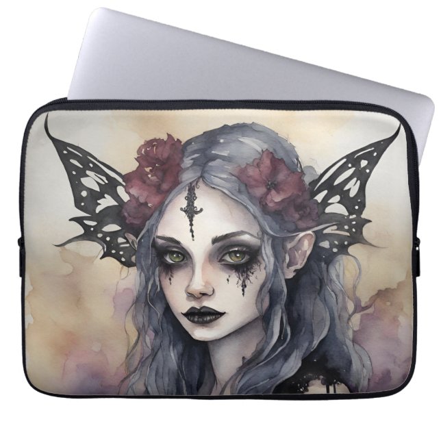 Gothic Fae Laptop Sleeve (Front)