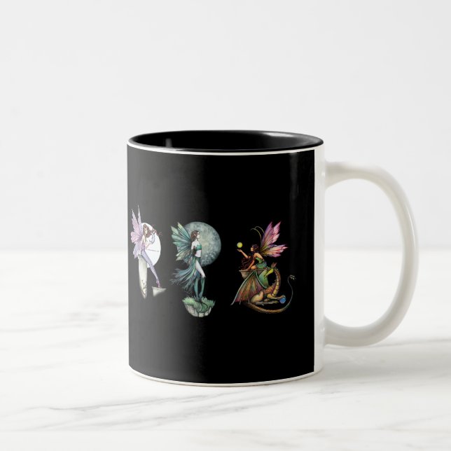 Gothic Fairies Coffee Tea Mug by Molly Harrison (Right)