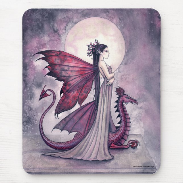 Gothic Fairy and Dragon Mousepad (Front)