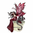 Gothic Fairy Dragon Photo Sculpture