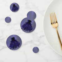 Gothic Fairy Indigo Gown | Deep Royal Purple Sheen
