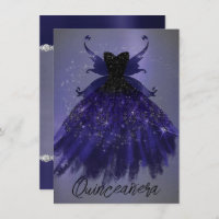 Gothic Fairy Indigo Gown | Deep Royal Purple Sheen
