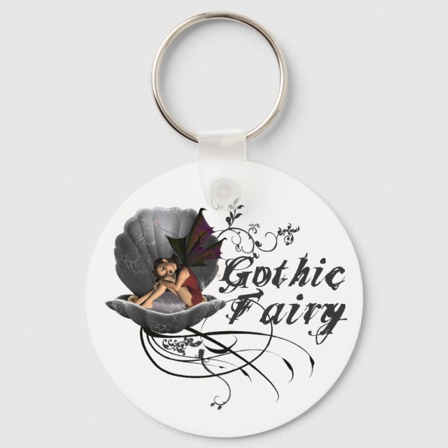 Gothic Fairy Key Ring (Front)