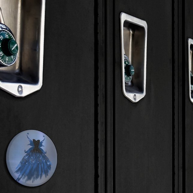 Gothic Fairy Navy Gown | Deep Cobalt Blue Sheen Magnet (Creator Uploaded)