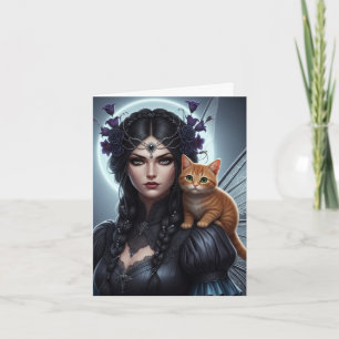 Gothic Fairy Portrait Card