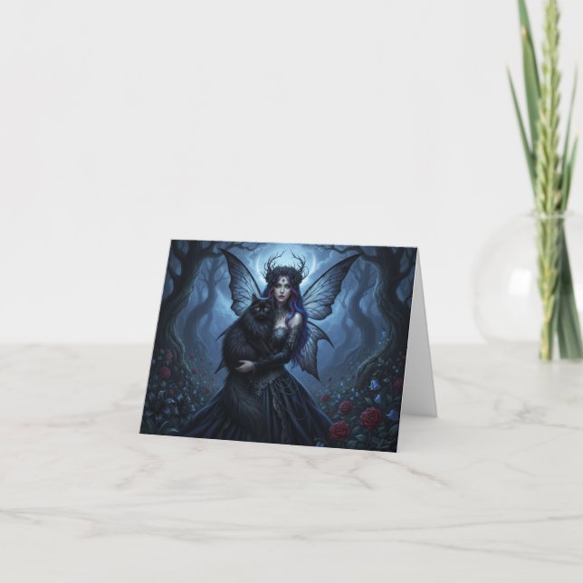 Gothic Fairy Portrait Card (Front)