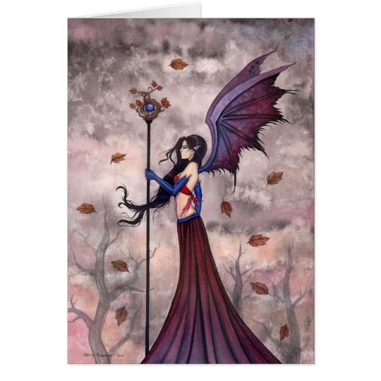 Gothic Fairy Vampire Greeting Card