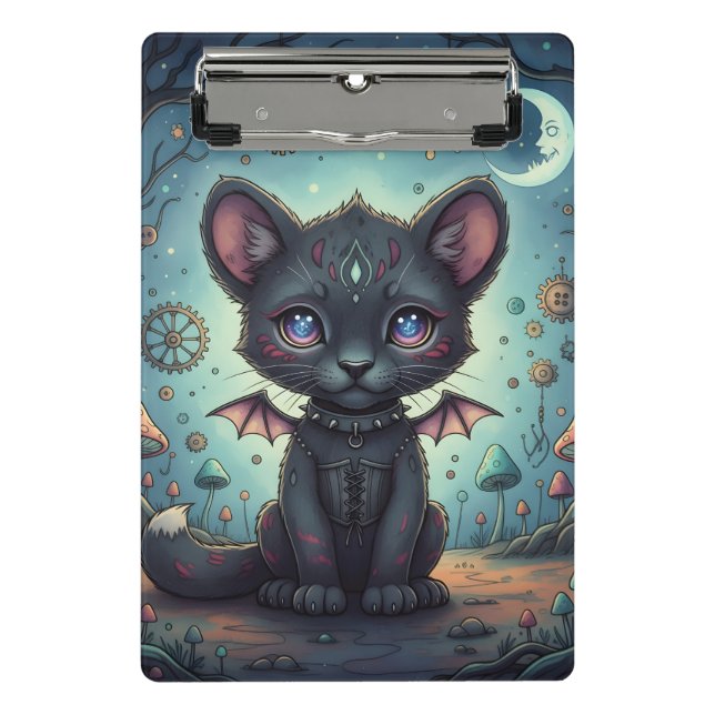 Gothic Fantasy Baby KitBat Mini Clipboard (Front)