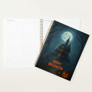 Gothic Fantasy Haunted Castle & Misty Moonlight Planner