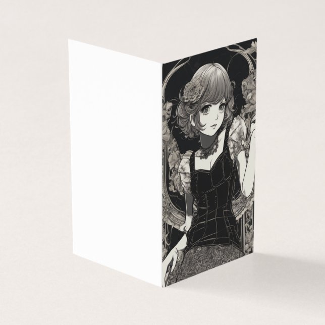 Gothic Fantasy LBD Little Black Dress Blank (Outside)