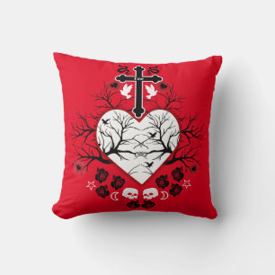 Gothic Fashion Accessories And Decor Cushion