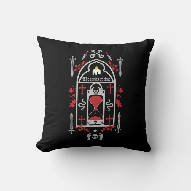 Gothic Fashion Style Cushion (Front)