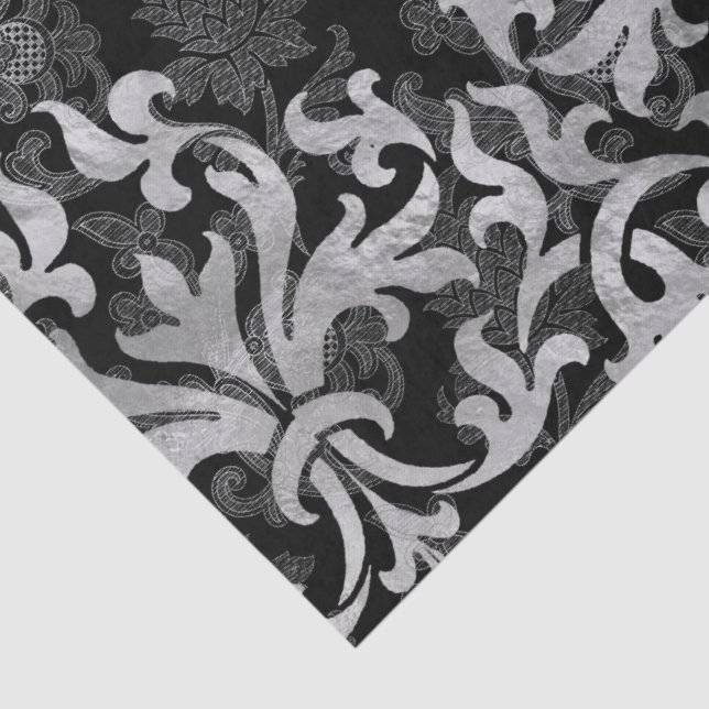 Gothic Filigree Pattern Tissue Paper (Detail)