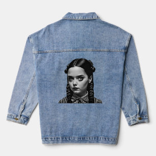 Gothic Film Noir - Talking Heads Psycho Killer Denim Jacket