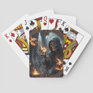 Gothic Flames, the guardian of the burning dice. Playing Cards