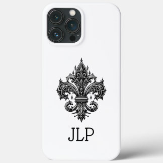 Gothic Fleur-de-lis iPhone Case