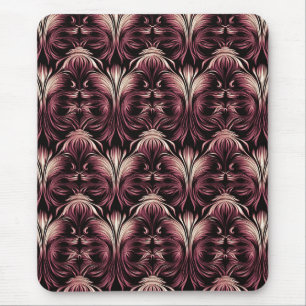 Gothic Floral Elegance Mouse Pad