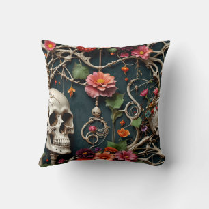 Gothic Floral Harmony Cushion
