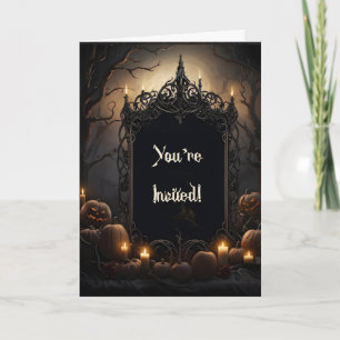 Gothic Frame Halloween Invitation