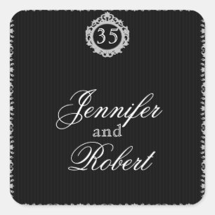 Gothic Frame Monogram Envelope Seal