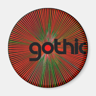 "Gothic" fridge magnet