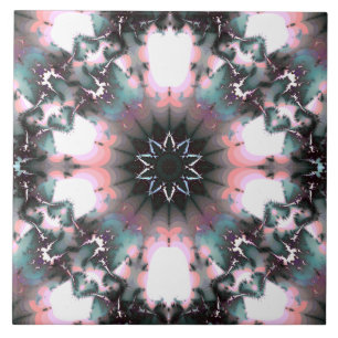 Gothic Frozen Winter Spider Web Ceramic Tile