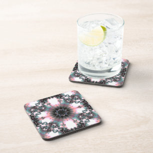 Gothic Frozen Winter Spider Web Coaster