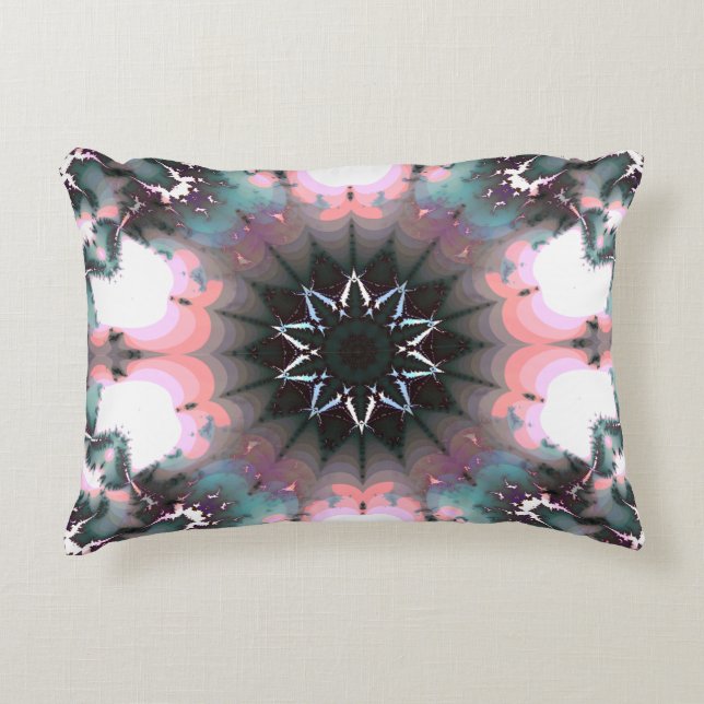 Gothic Frozen Winter Spider Web Decorative Cushion (Front)