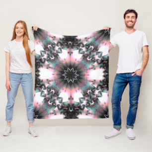 Gothic Frozen Winter Spider Web Fleece Blanket