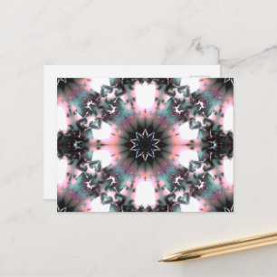 Gothic Frozen Winter Spider Web Postcard