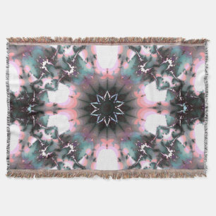 Gothic Frozen Winter Spider Web Throw Blanket