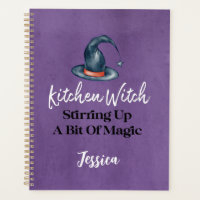 Gothic Funny Cute Kitchen Witch Halloween Recipe