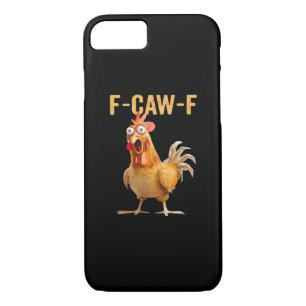 Gothic Funny Humor Crow F-Caw-F iPhone 8/7 Case