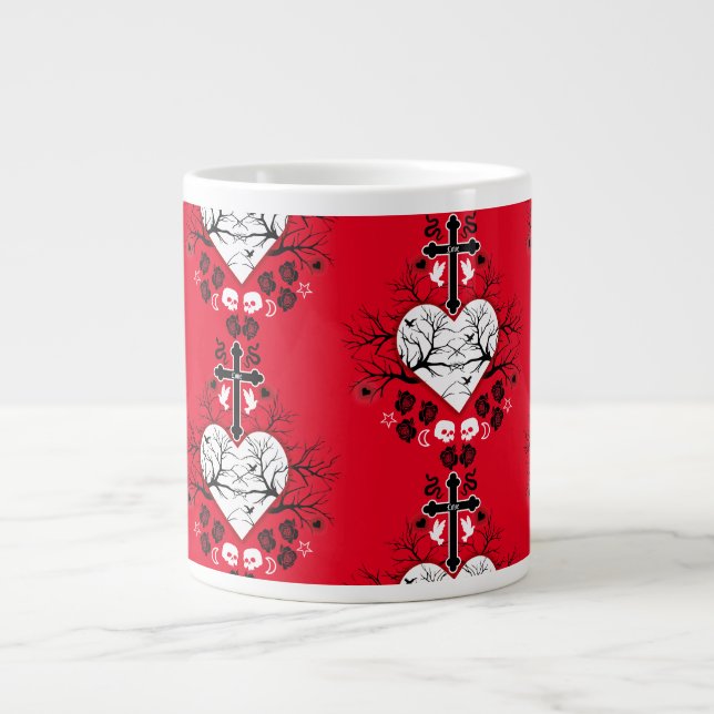 Gothic Gift Accessories Large Coffee Mug (Front)