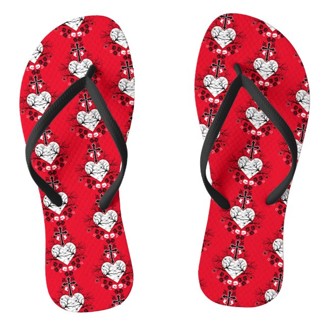 Gothic Gift Accessories Thongs (Footbed)