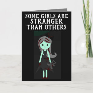 GOTHIC GIRL BIRTHDAY CARDS