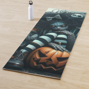 Gothic Girl for Yoga, Pilates & Fitness Yoga Mat