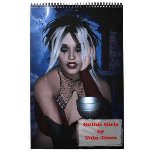 Gothic Girls Art Book Calendar