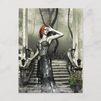Gothic Girls Dawn Approaches postcard