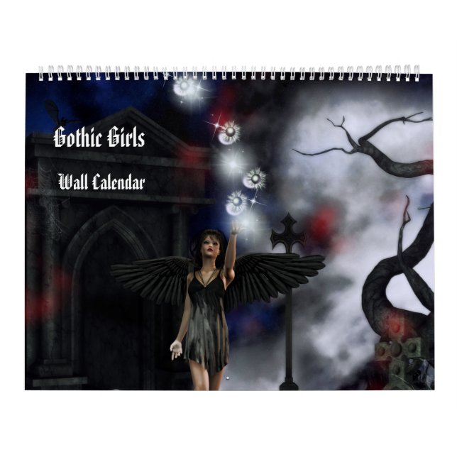 Gothic Girls Fantasy Art Calendar (Cover)