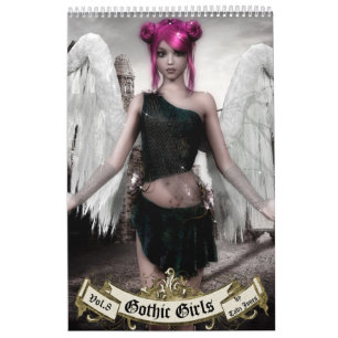 Gothic Girls Yearly Art Book Calendar