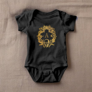 Gothic Glam   Baby Bodysuit   Gold
